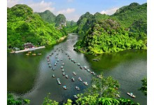 TRANGAN BOAT TRIP AND TAMCOC BIKING 1 DAY TOUR from 34 USD/person only